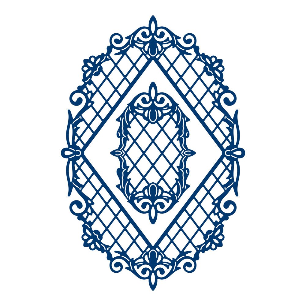 碎花蕾丝钻石格子架,银色 【tattered lace】 价格 报价 图片