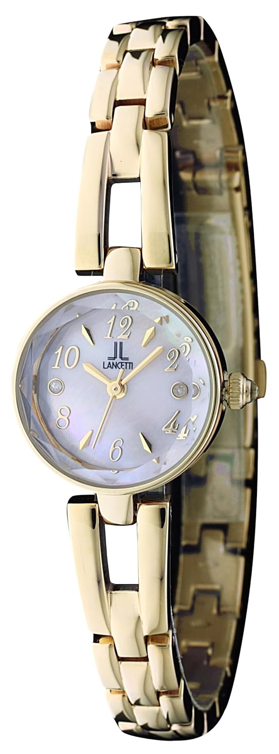 [ ランチェッティ ] lancetti 手表天然钻石三针 lt 6204g - pk 女款