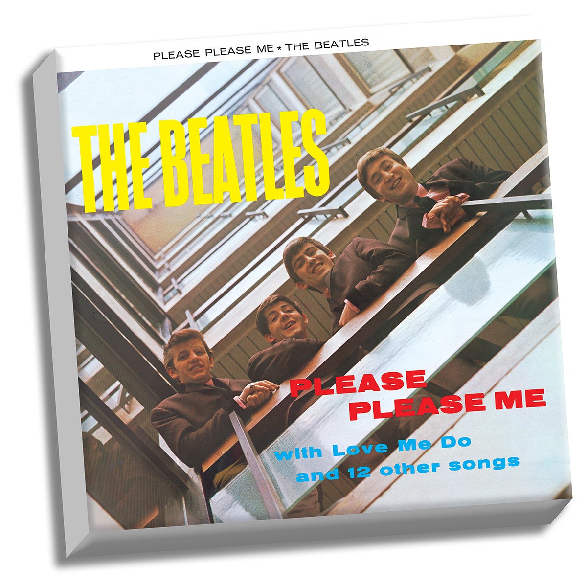 steiner sports beatcaa020009 the beatles please me 20x20 拉伸