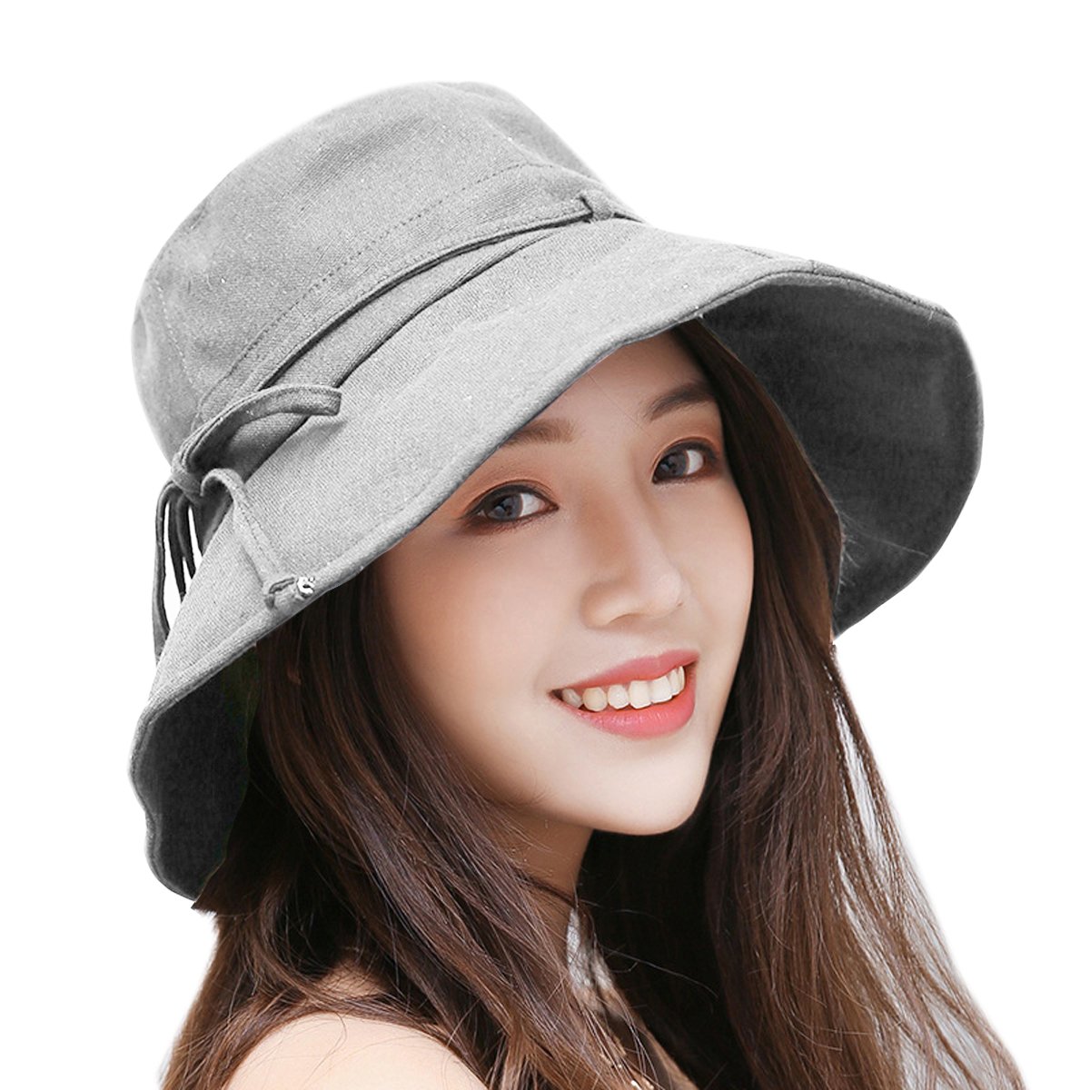 hapee 女式遮阳帽 hindawi 夏日双面 upf 50  海滩帽可折叠宽边帽 2