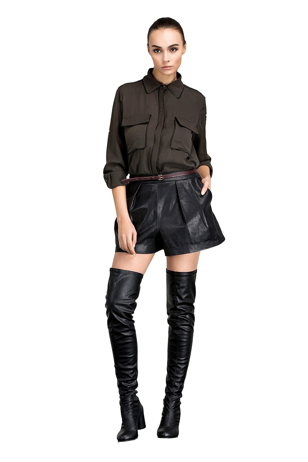 fala 女式 长袖休闲衬衫 f14awgrtp18