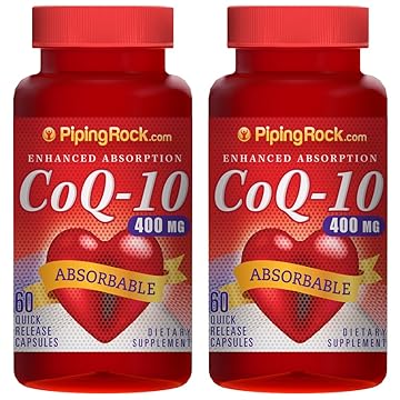 【美国亚马逊】 absorbable coq10 400 mg, 120 capsules