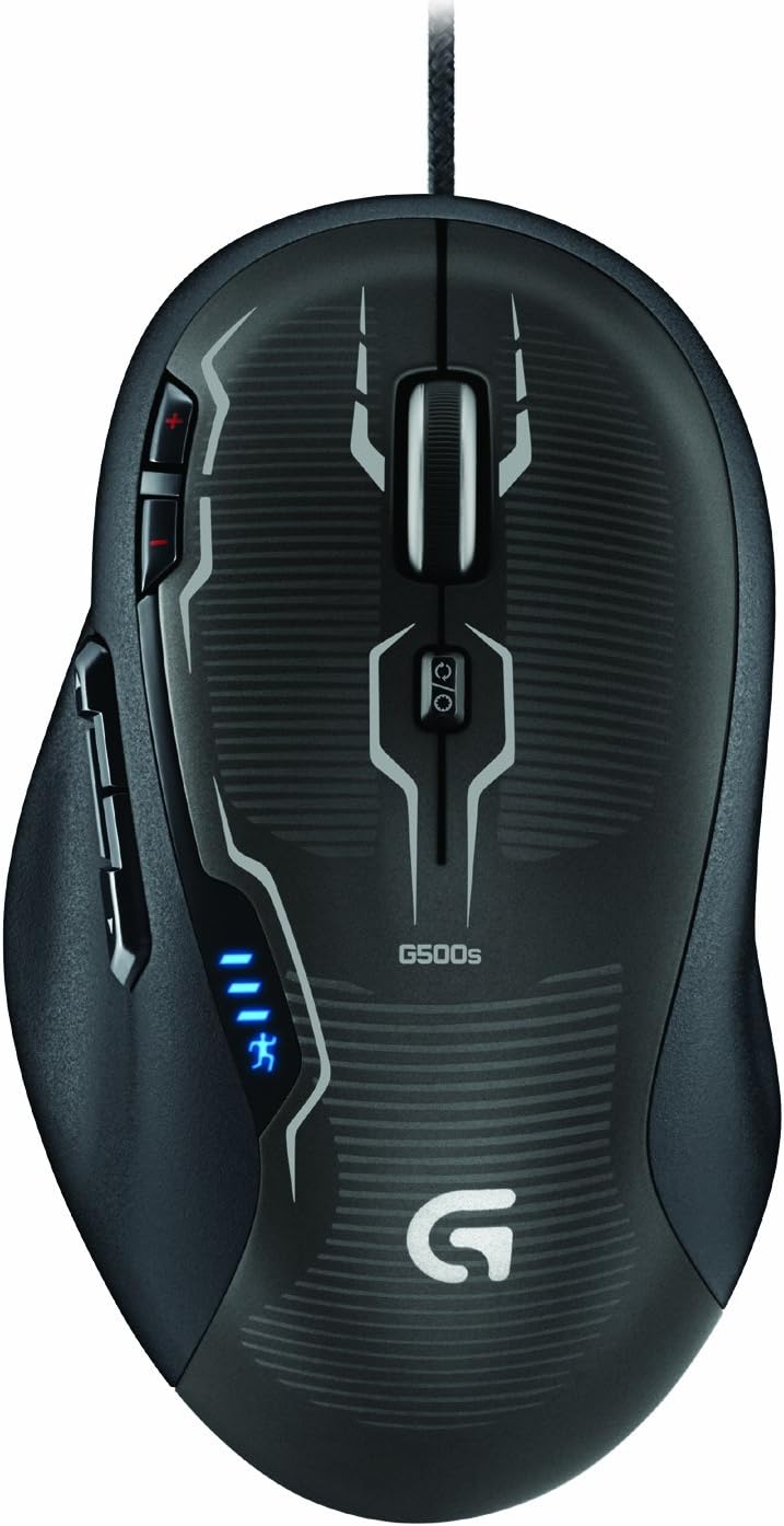 logitech 罗技 g500s射击有线激光游戏鼠标( 2000万次按键寿命,8200