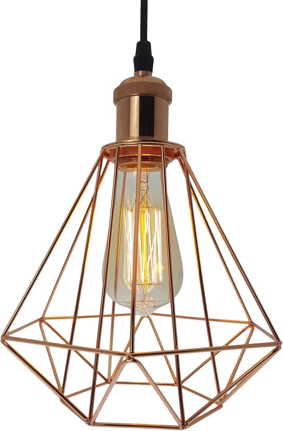 innoteck ds-1051 复古天花板吊灯罩 rose copper_5 ds-1066