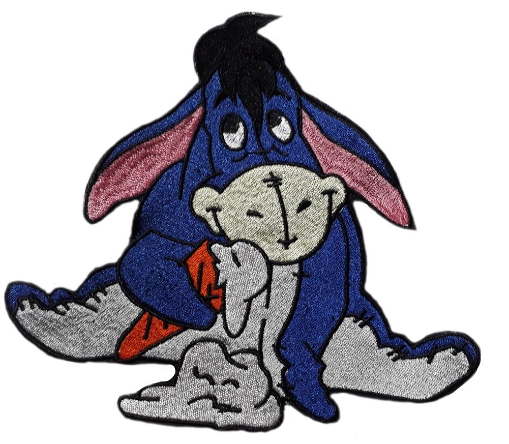 eeyore 迪士尼补丁小孩刺绣贴花 1 大 ghj-ko9
