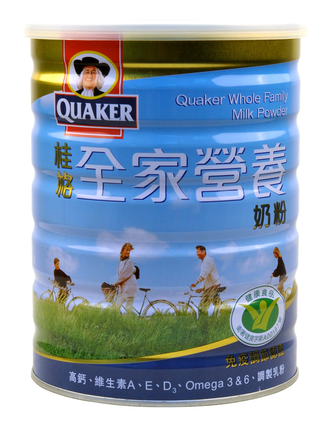 桂格全家营养奶粉750g 原产台湾 添加多种维生素与独家abc健康三益菌