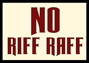 l4250 no riff raff 趣味复古风格精美墙壁艺术怀旧复古金属墙壁广告