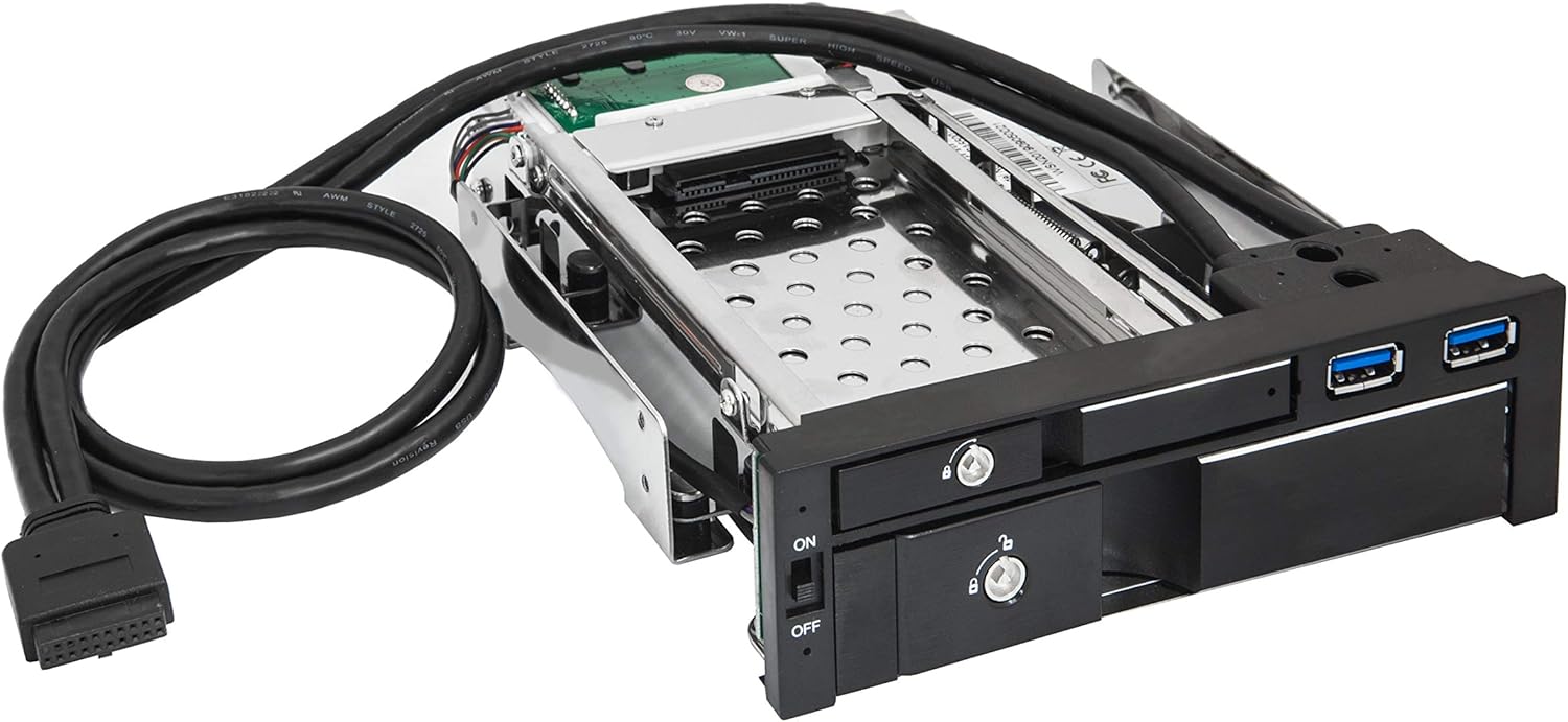 5 英寸和 2.5 英寸 sata iii hdd 带额外 2 端口 usb