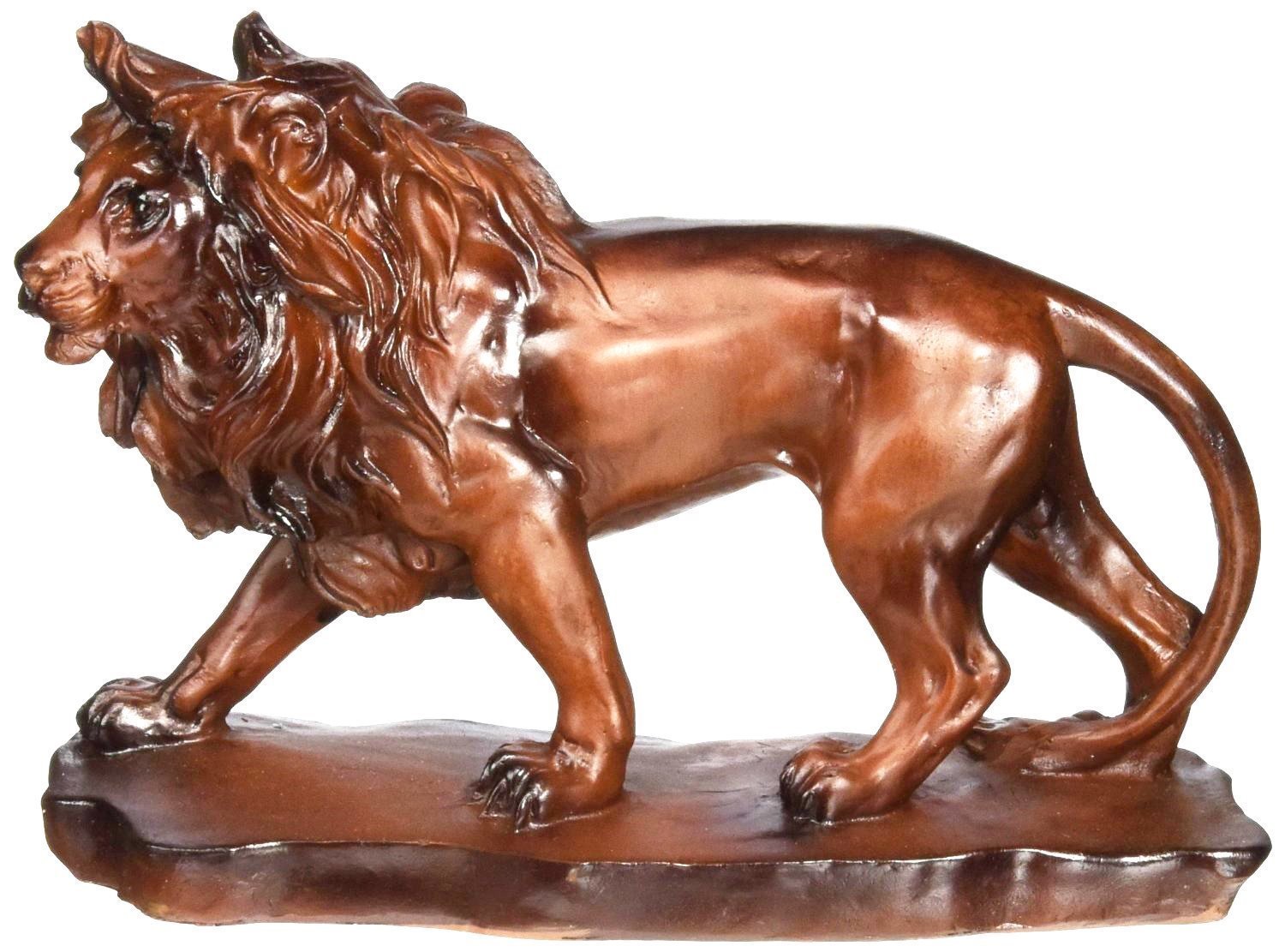 可收藏的 prowling 仿木狮子模型雕像
