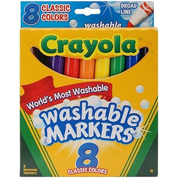 【美国亚马逊】 crayola washable markers, broad point, classic