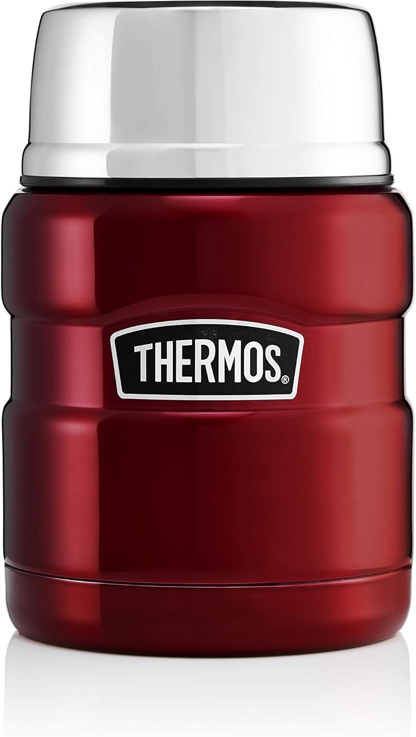 thermos 膳魔师 king 不锈钢食盒,红色,470毫升