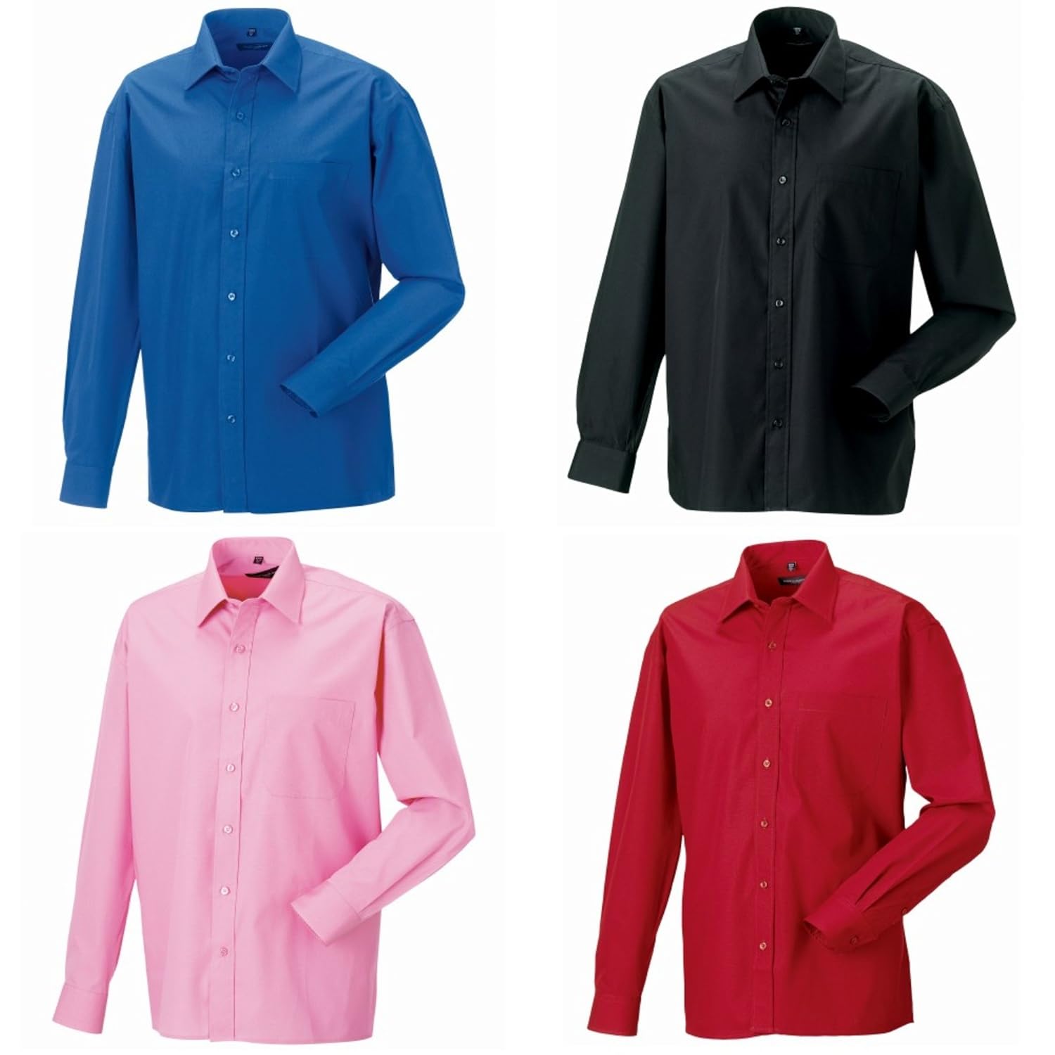 russell 罗素 男pure cotton商务/休闲长袖衬衫