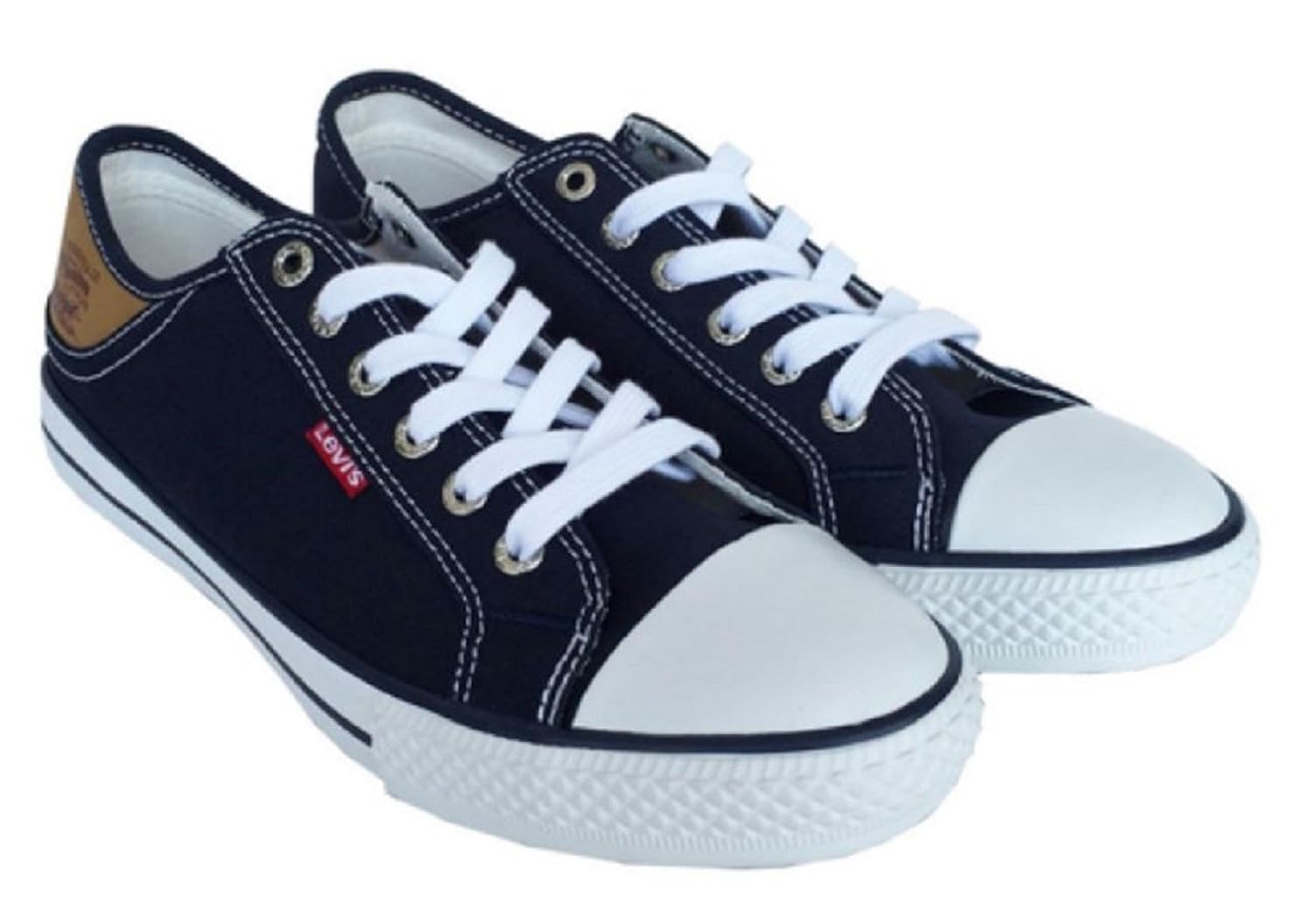 levis 女式 stan buck 时尚帆布运动鞋 海蓝色 8 b(m) us