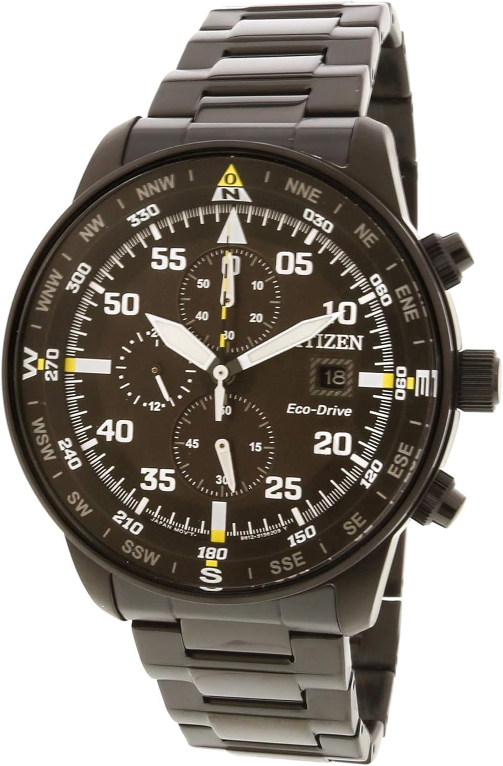 citizen 西铁城 eco-drive 男士腕表 ca0695-84e black