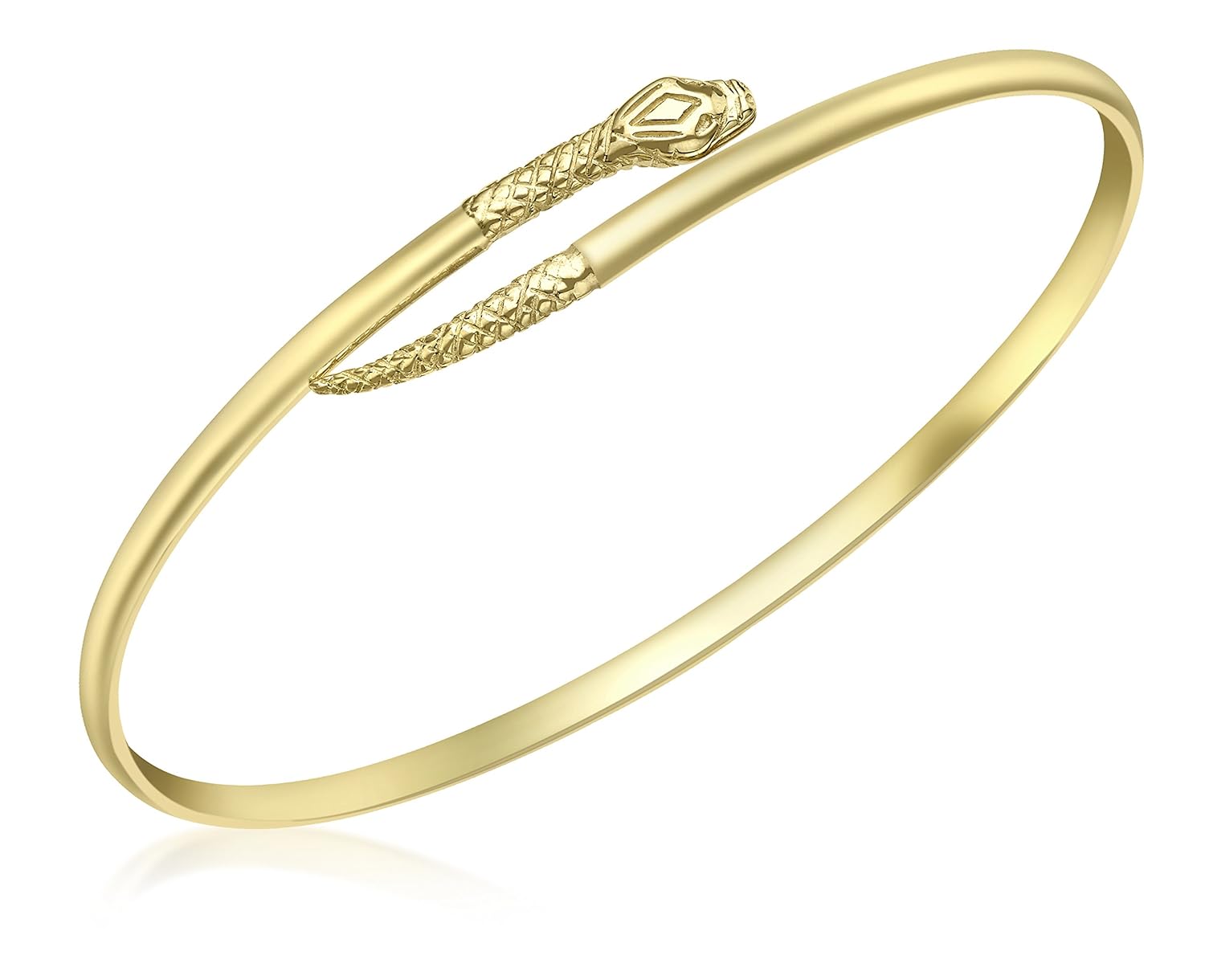 carissima 金色 9 克拉黄金蛇形缠绕手镯
