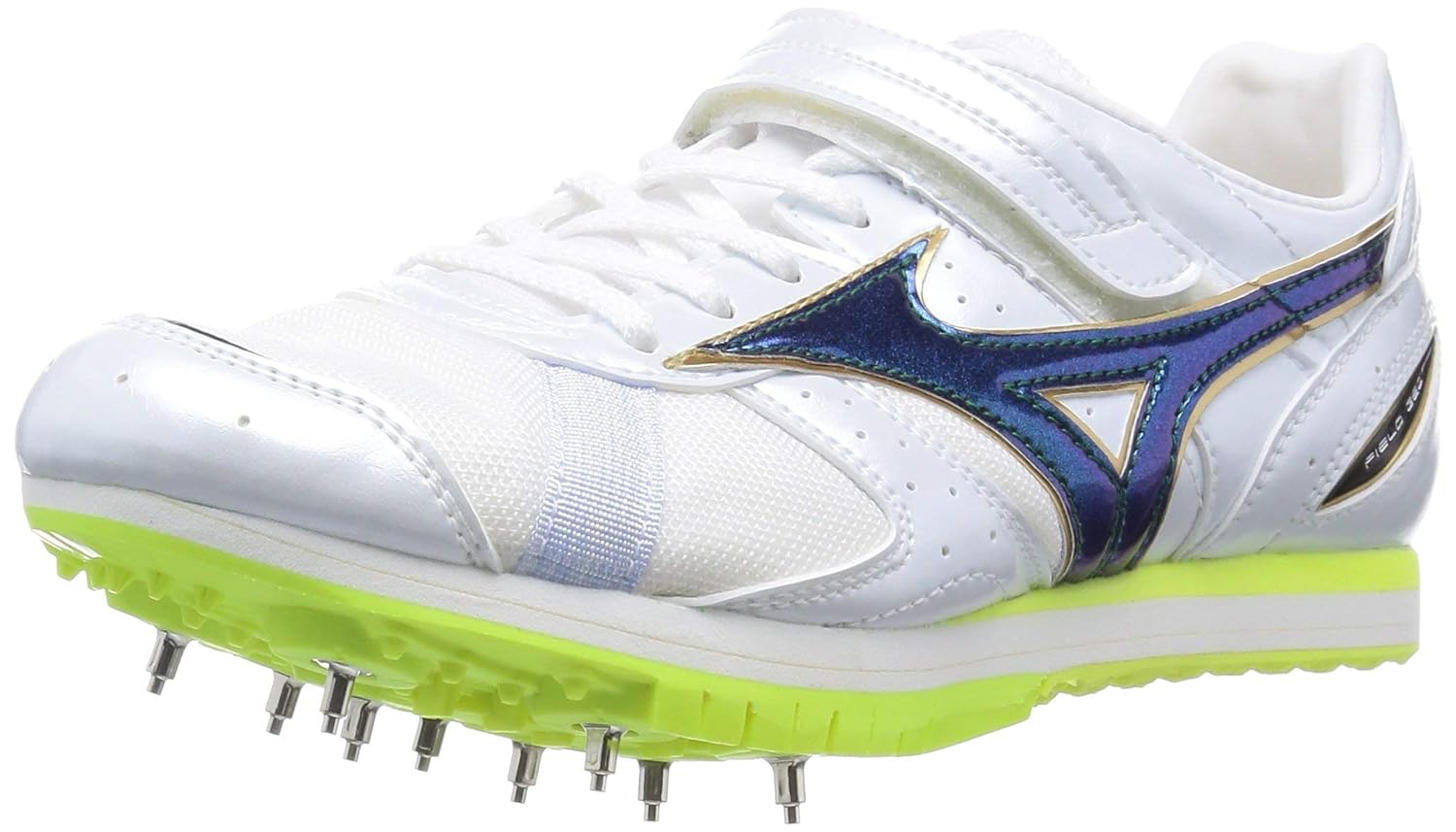 mizuno mens field geo aj track shoes yellow us 11 -海外卖家直邮