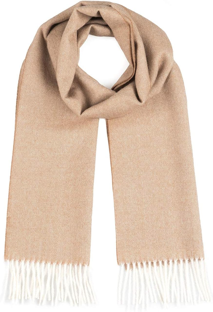 人字呢羊驼围巾 - * 羊驼毛 - 男女皆宜