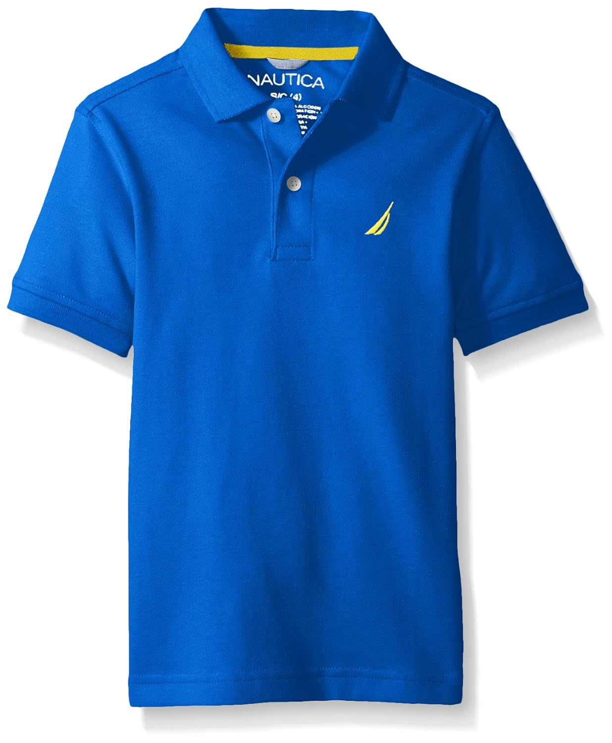 nautica 男童短袖纯色 polo 衫