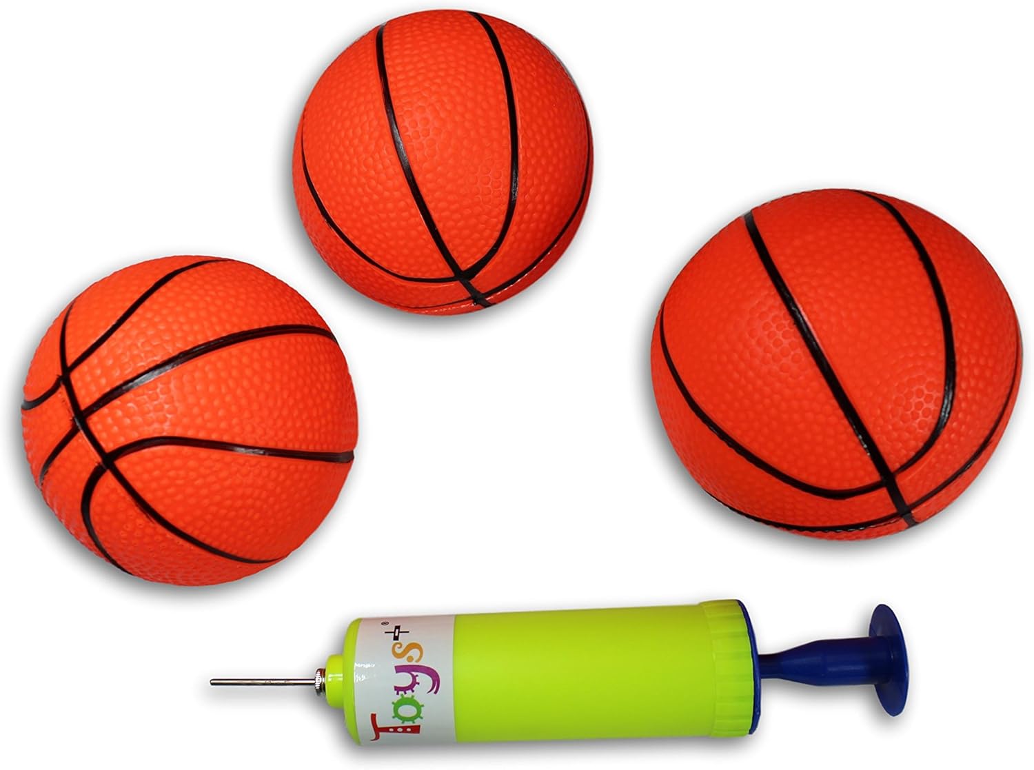 玩具  3 只装! 充气迷你篮球包括泵和针魔术射击专业迷你篮球