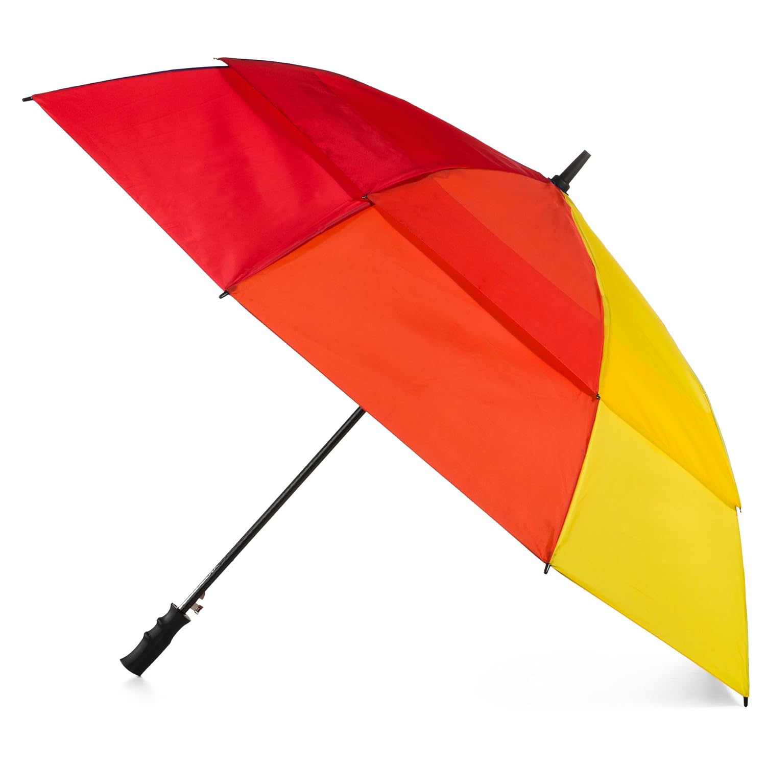 totes stormbeater vented one-touch auto open golf umbrella 彩虹