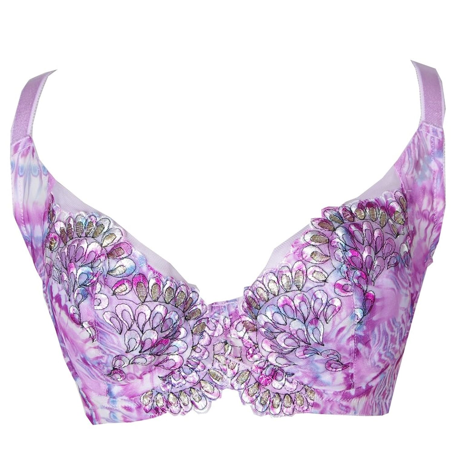 meisee 美思 印象派花园系列 女士内衣全罩软棉杯c杯侧收文胸 ec447