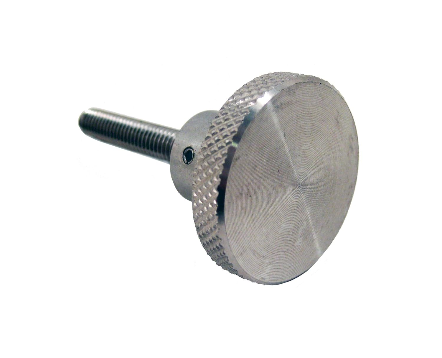 jw winco 不锈钢 303 圆旋钮,滚花螺纹螺柱,25.40 cm 螺纹尺寸 x 1.