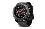Garmin 佳明 Fenix 5X蓝宝石镜面GPS智能腕表 - 青灰表盘，黑色表带