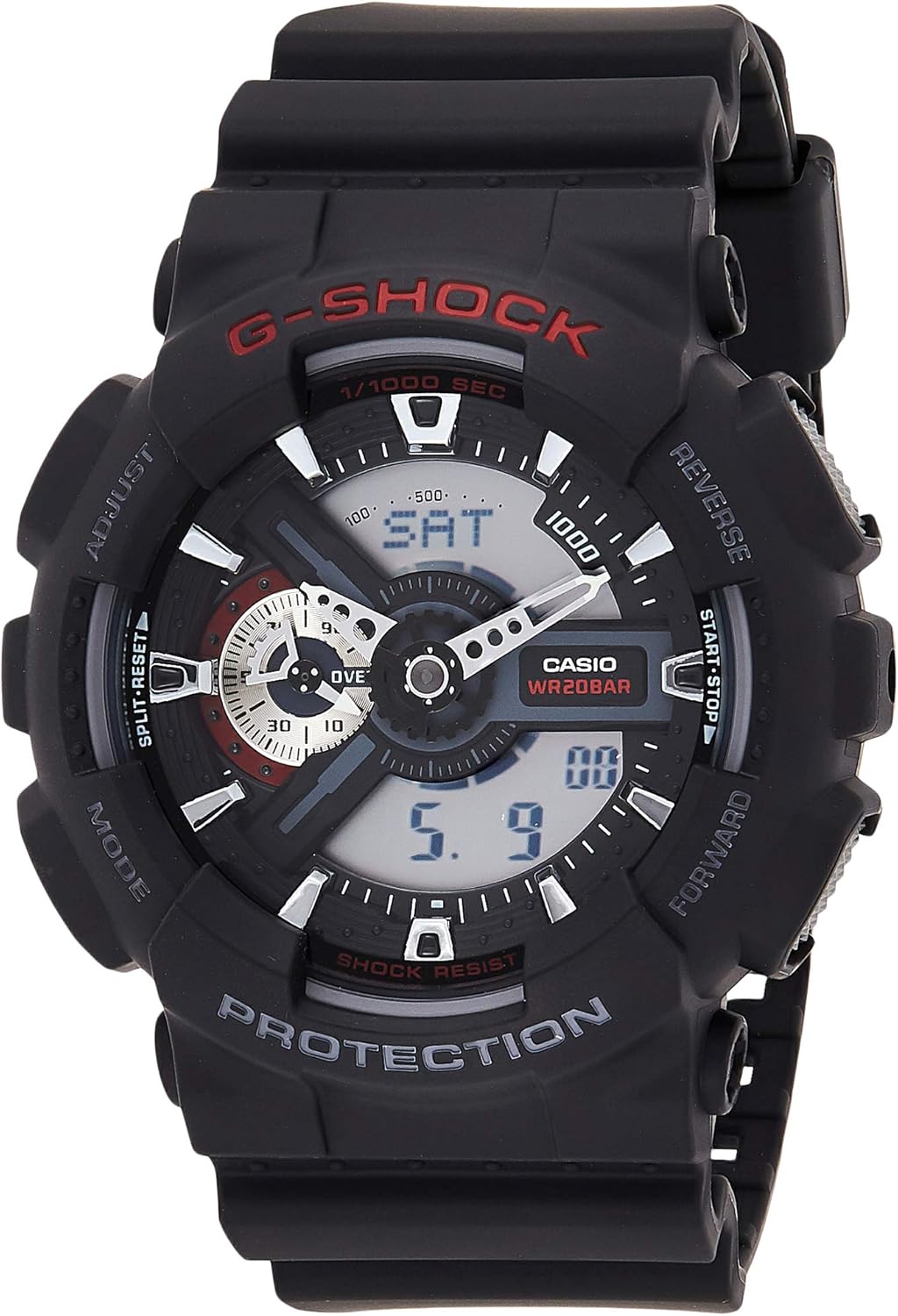 casio 卡西欧 g-shock 男士手表 ga-110-1aer,violet: casio: 亚马逊