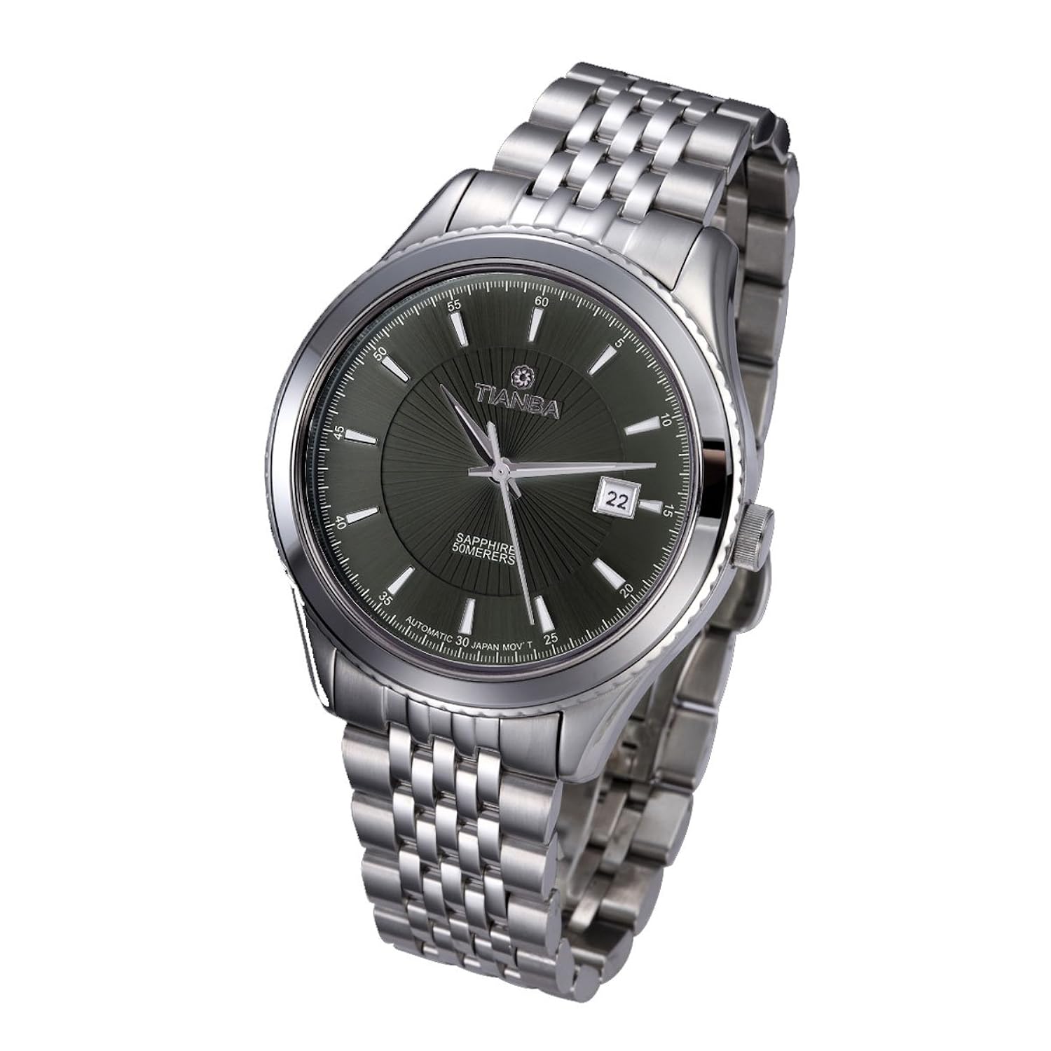 tianba 天霸表 名仕本色系列 进口机械机芯 男表 tm5114.01ss