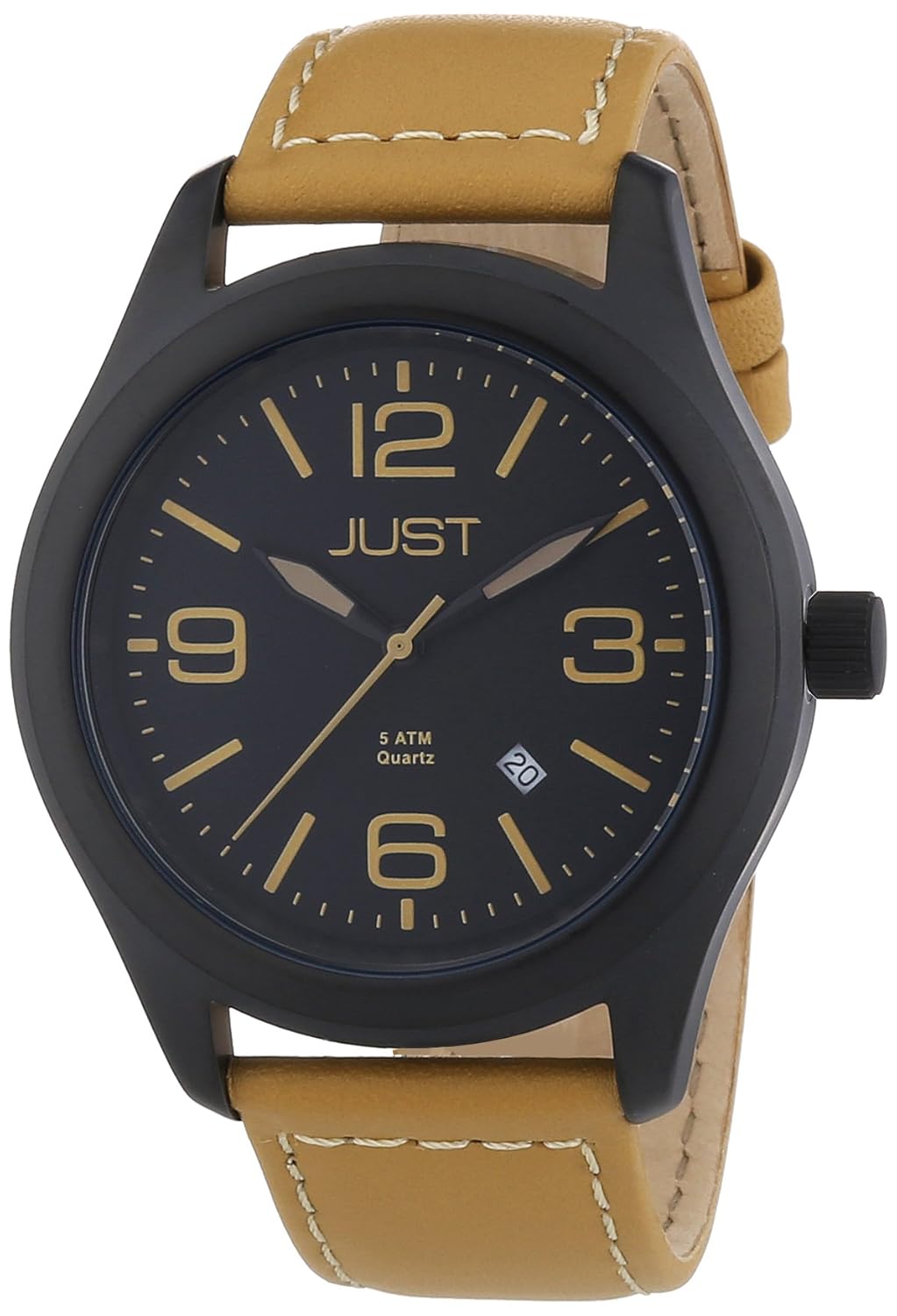 just watches 男士 - 手表 xl 石英皮革48 - s5925bk - bg