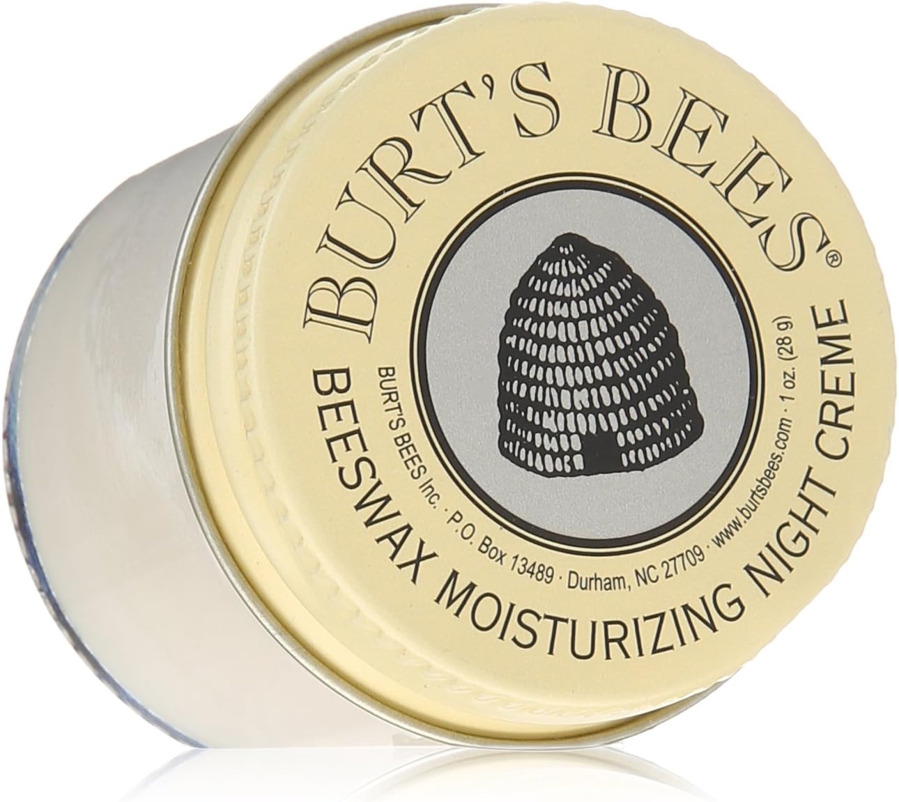 burts bees beeswax moisturizing night creme, 1-ounce jar