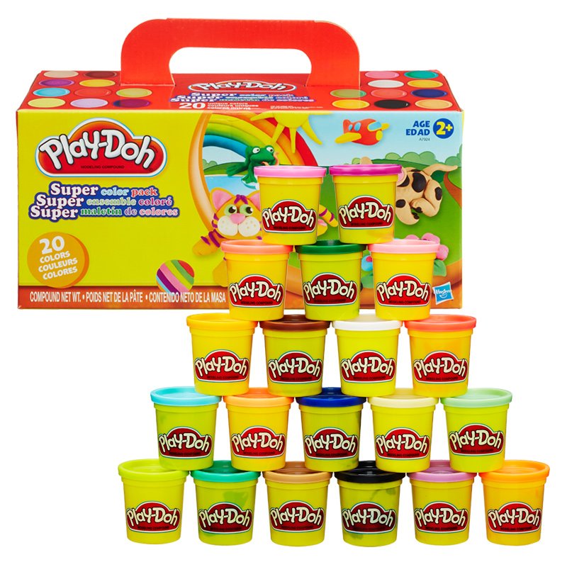 hasbro 孩之宝 play-doh 培乐多彩泥 20色装 (新老包装更替 随机发货)