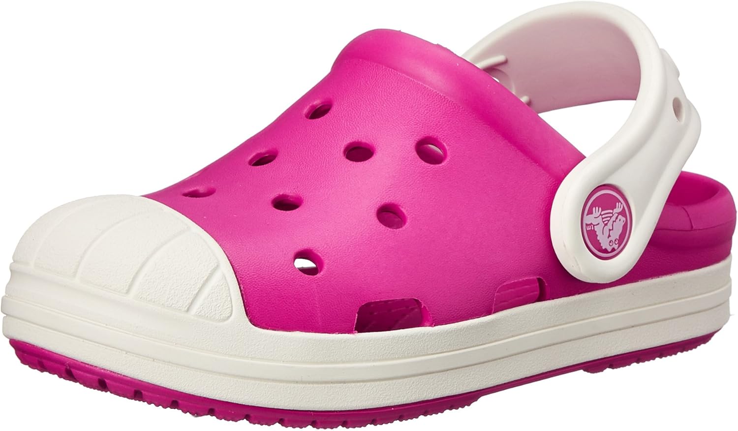 crocs 卡骆驰 防卫兵小克骆格儿童洞洞鞋 black/oyster 6 m us