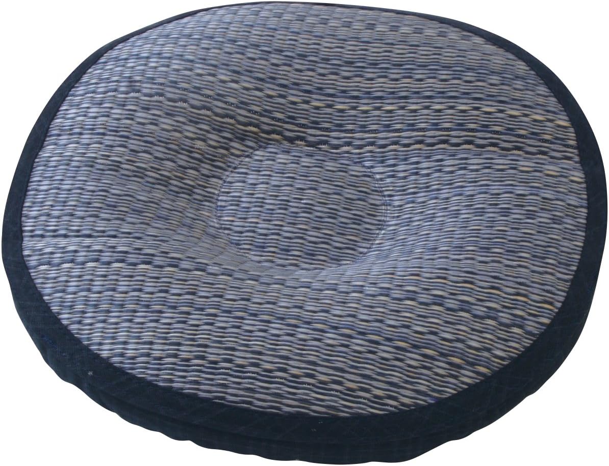 萩原 灯心草 "南风"系列 草席枕头 藏青色 81848758