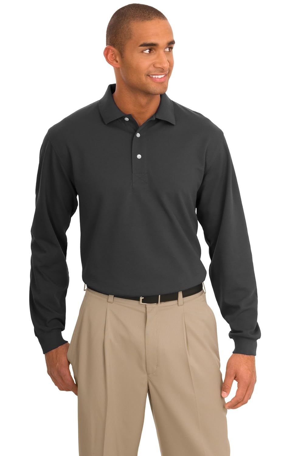 port authority mens tall rapid dry long sleeve p