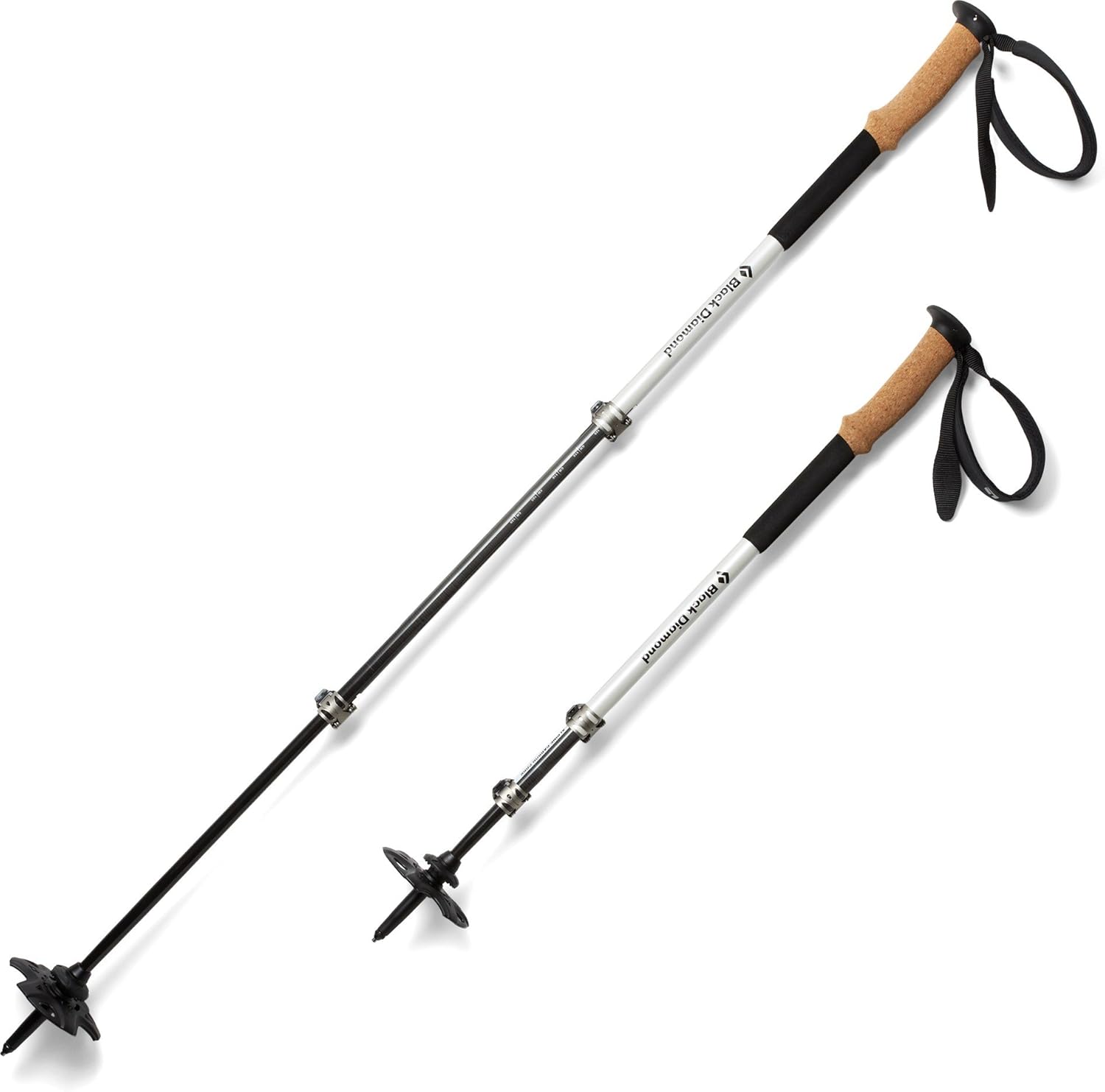 black diamond alpine carbon cork 碳素登山杖 112192 黑色/白色