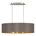 Eglo 31614 Maserlo 悬挂灯哑光镍灯罩卡布奇诺/金钢，78 厘米