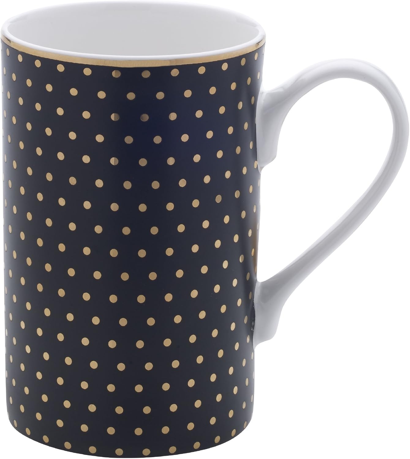 mikasa 骨瓷咖啡杯 dots black/gold 16盎司 5203322