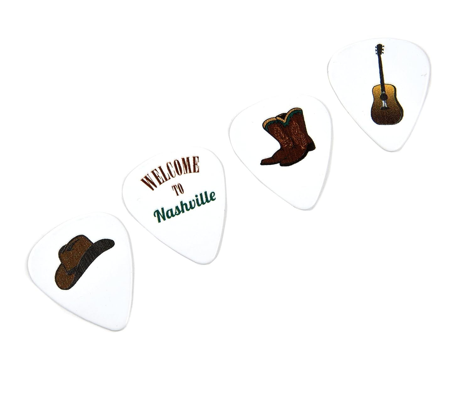 dandrea cool plecs 吉他拨片 12 个装(国家,重色)