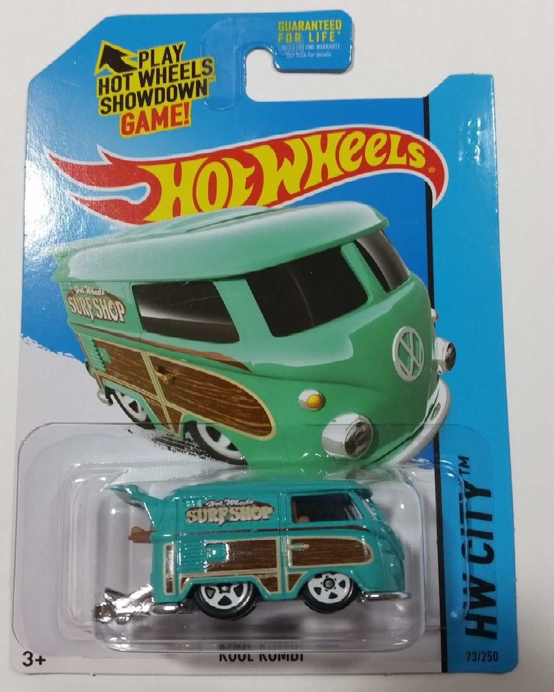 hot wheels hw city kool kombi 绿色蓝色 73/250