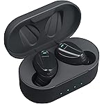 Bluephonic True Wireless 耳塞 - *新蓝牙 5.0 迷你入耳式耳机 3D 立体声，18H 播放时间，防汗运动耳机，内置麦克风和双音箱用于电话呼叫