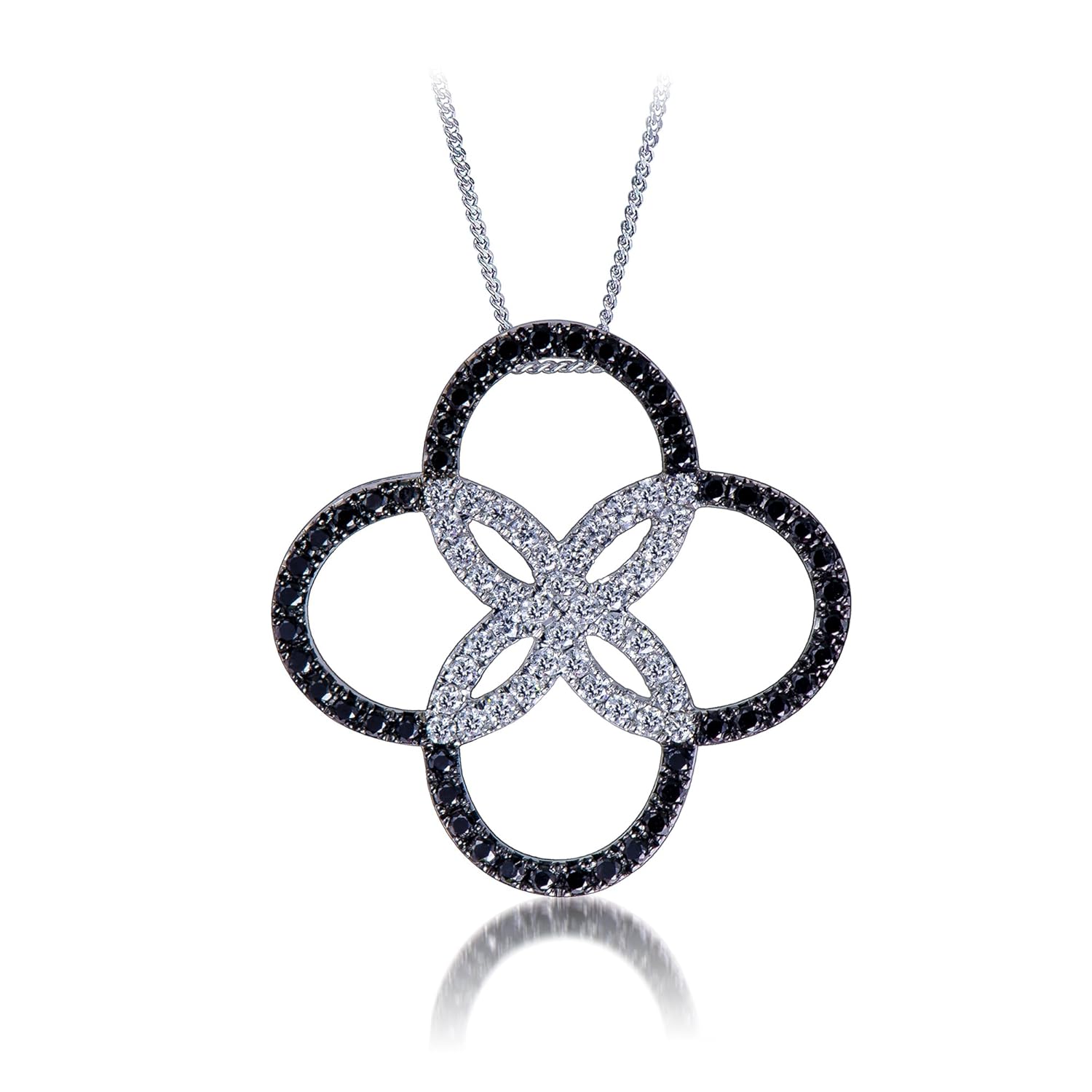 金与天然钻石 h-i 色和天然宝石 黑钻: 亚马逊中国: 珠宝首饰-海外购