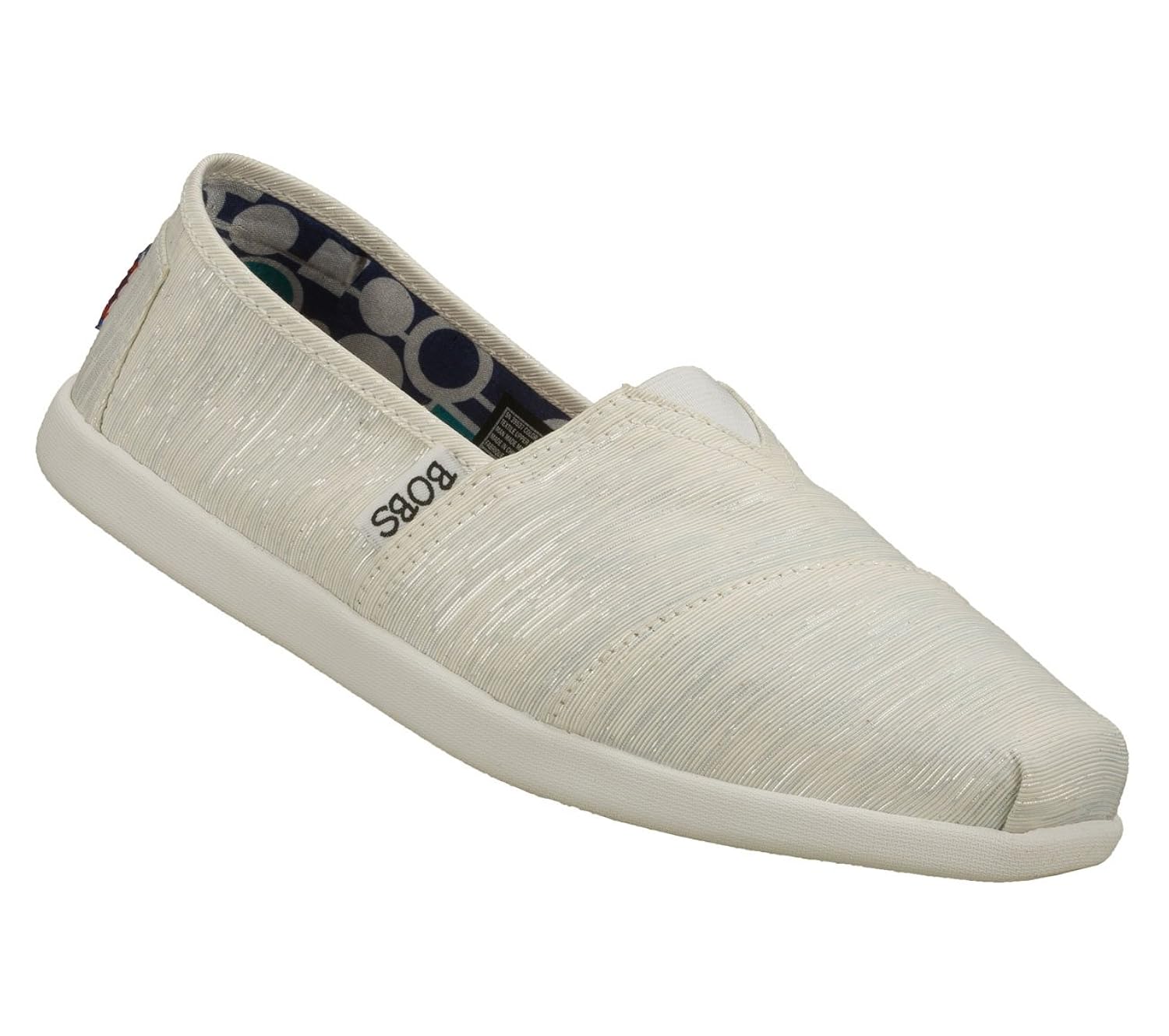bobs from skechers womens world slip-on fashion sneaker 白色