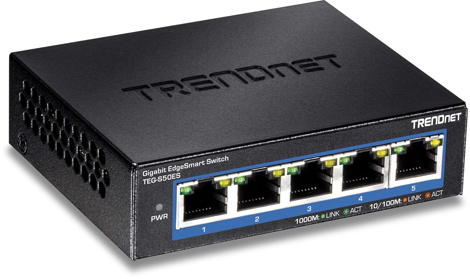 trendnet teg-s50es poe 交换机(61w)8端口千兆位边缘智能