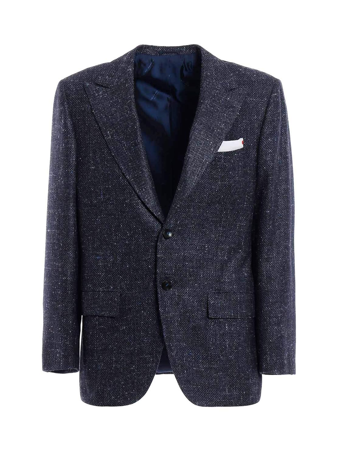 kiton 男人 k02r2402000 蓝色 羊毛 运动上衣/意大利直邮【亚马逊海外