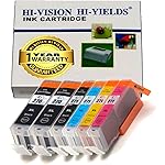 HI-VISION 2 PK 兼容墨水适用于 PGI-270XL [高产] 黑色适用于 PIXMA MG5720、MG5721、MG5722、MG6820、MG6821、MG6822、MG7720 SET + LARGE BLACK (6 PK)