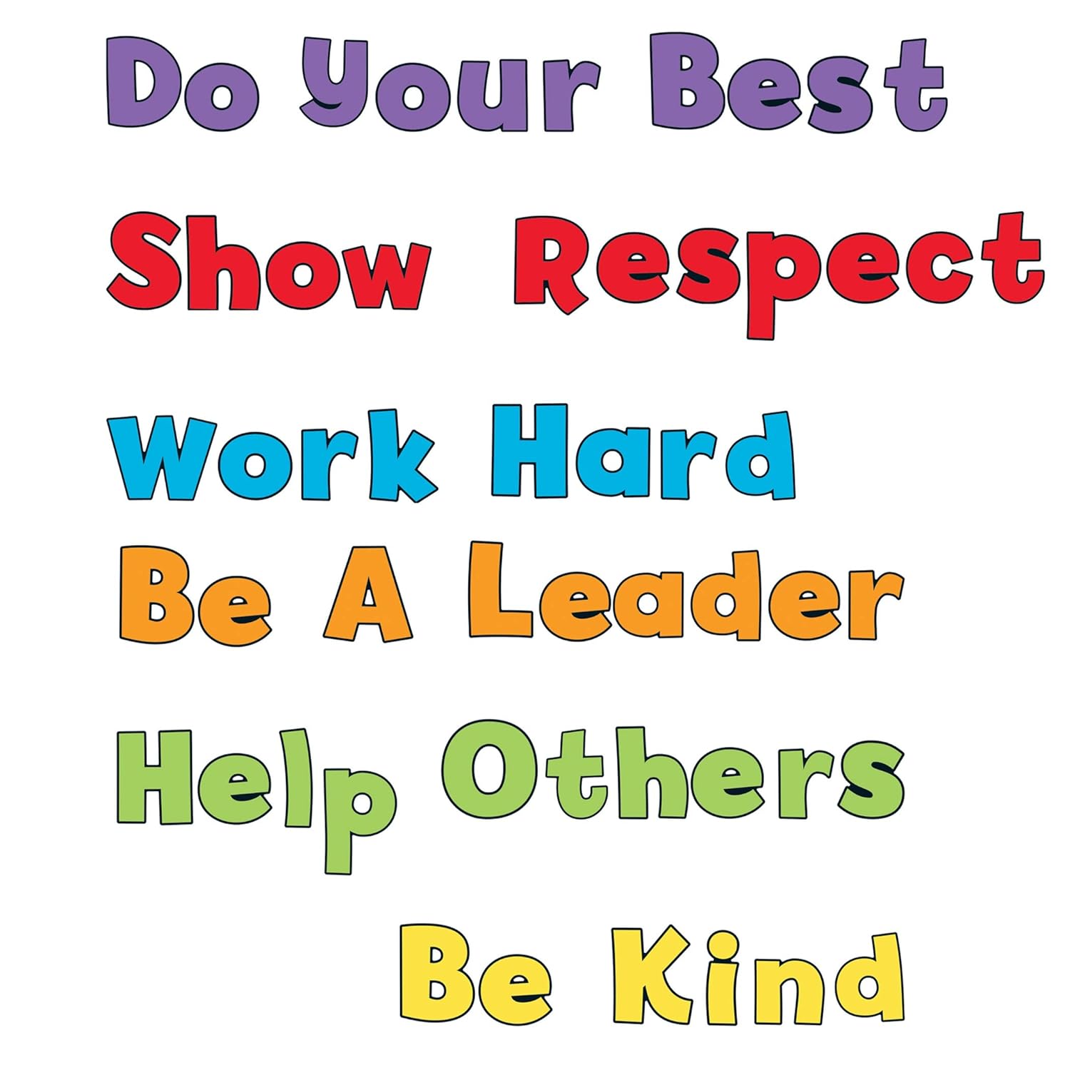 carson dellosa positive sayings 公告板套装 (110380)