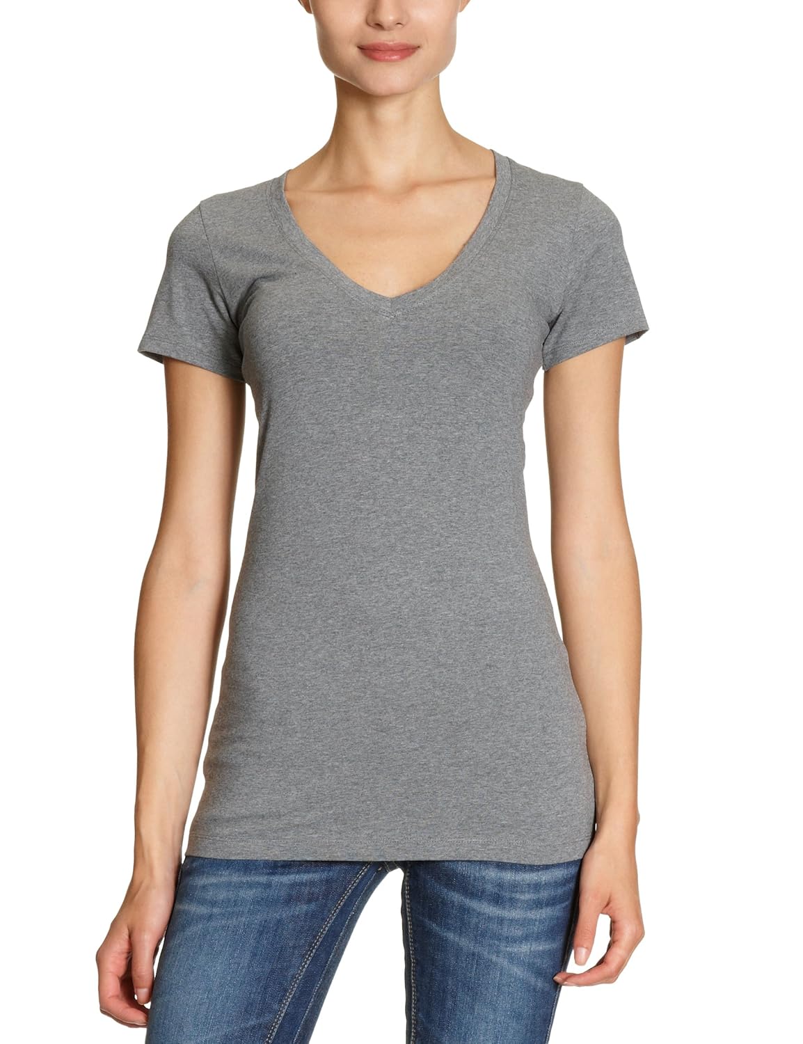 anecdote 女式 v 领中袖衬衫