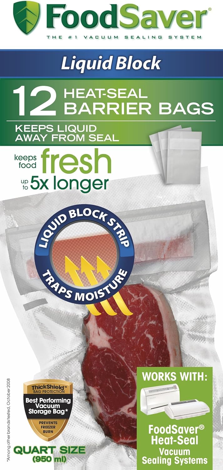 foodsaver 12 夸脱大小的液体包包