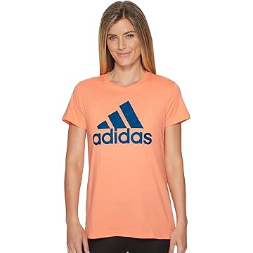 【美国亚马逊】 adidas womens badge of sport logo tee: sports &